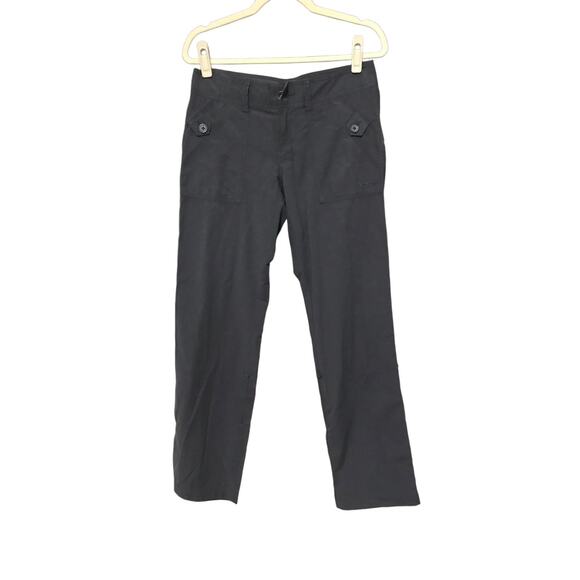 MARMOT Roll Up Hiking Pants Women 6 Gray Straight Outdoor Travel Everyday Grunge - Picture 1 of 12
